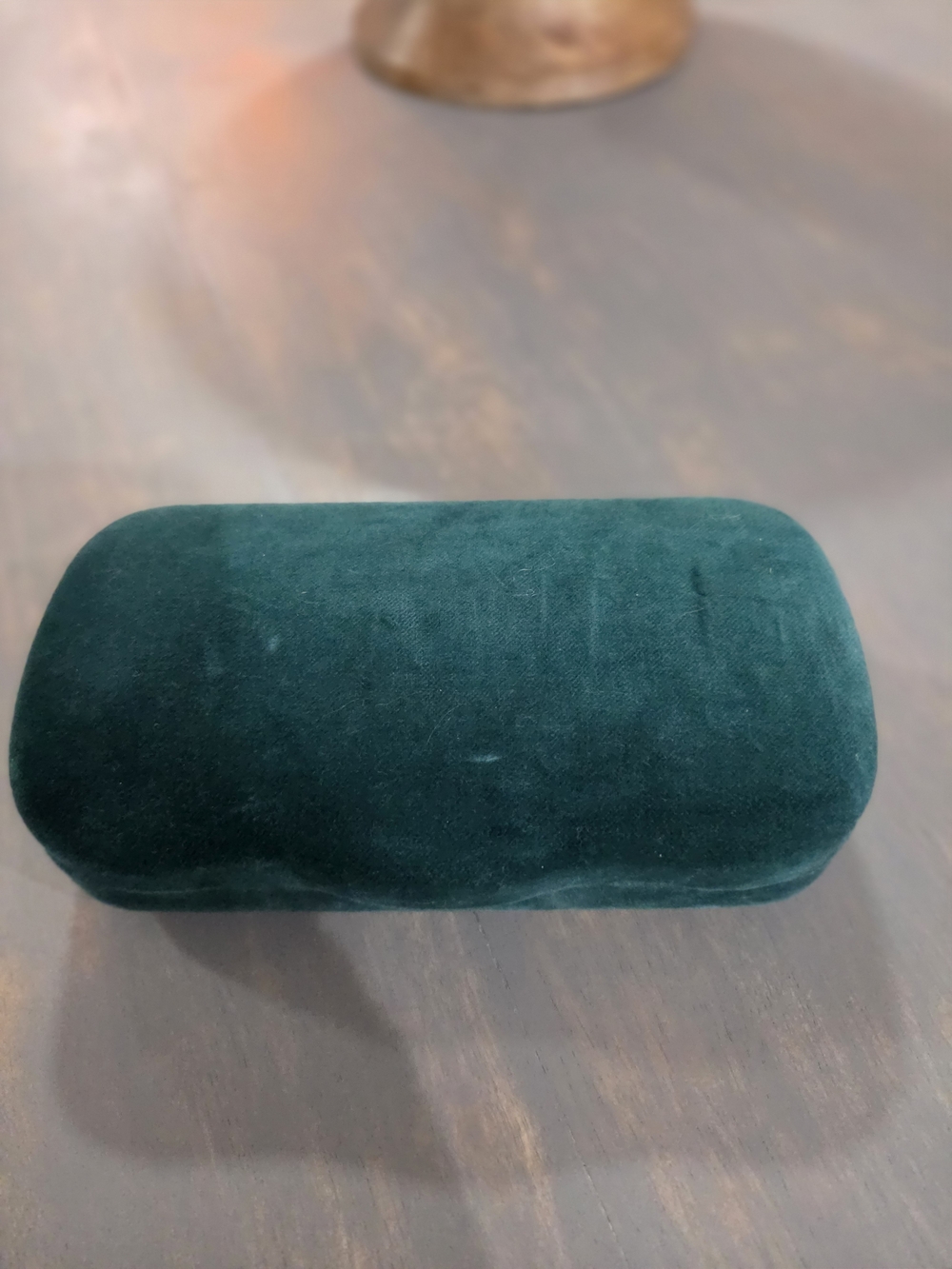 Gucci Emerald Green Velvet Eyeglass Case